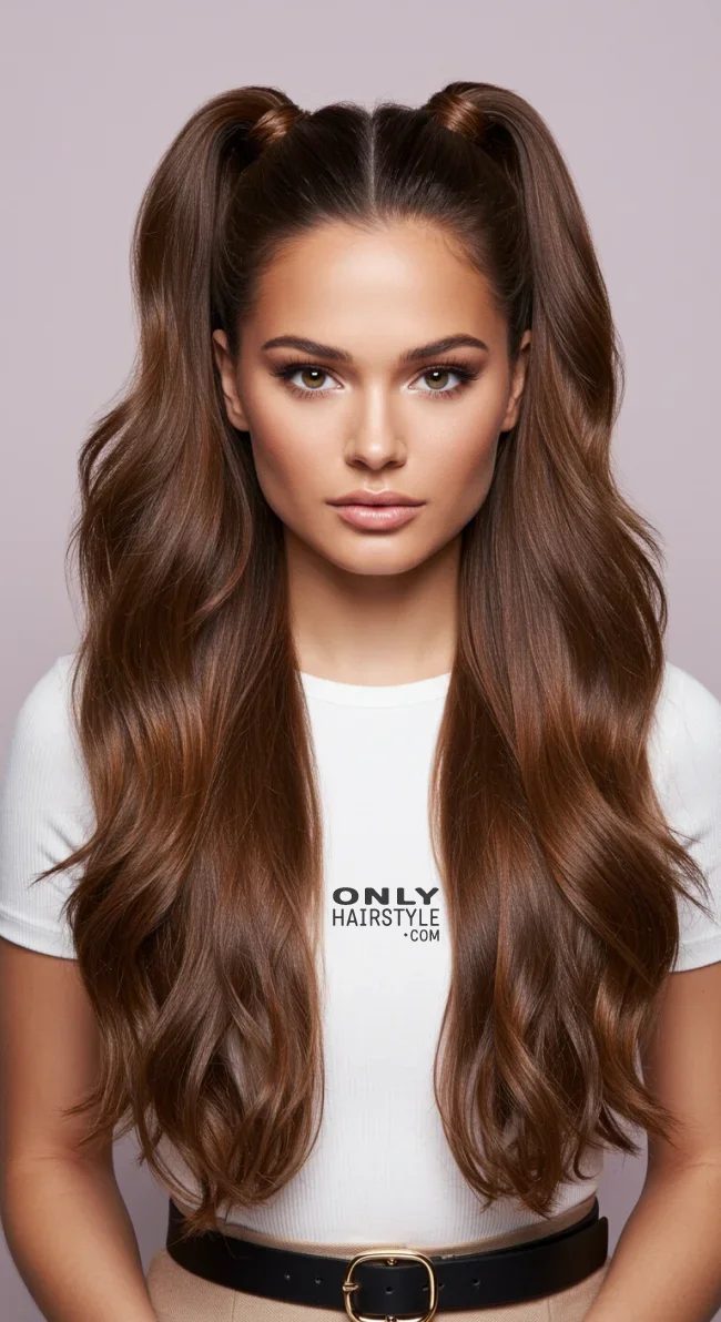 4. Double Ponytail Trick | Ponytail Perfection: Max Volume Boost Hack For Your Ponytail