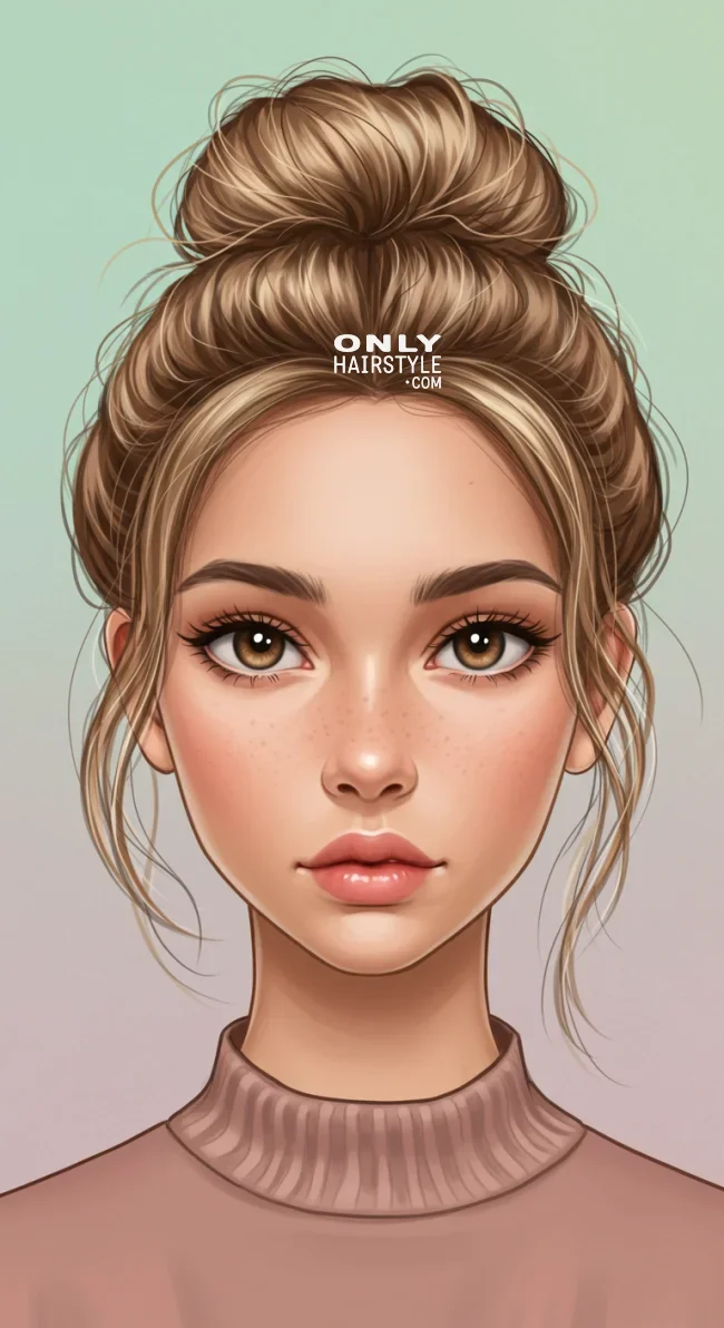 1. Messy Bun | Best Teen Hairstyles: Trendy Looks For Teenagers